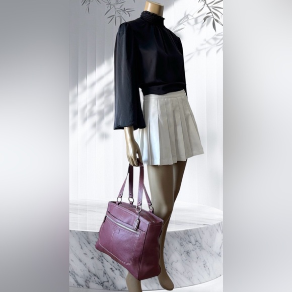 Coach Like new Large tote bag pebble leather - Picture 3 of 16